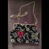 Bestickte Clutch-Handtasche mit Blumenmuster – Tabasom
