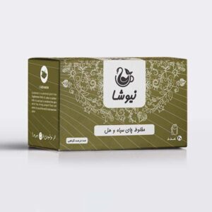Newsha Schwarzer Tee mit Kardamom-Geschmack – 70 g (10x)