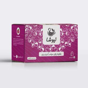 Newsha Schwarzer Tee mit Cranberry-Geschmack – 20 Teebeutel, 70 g (10x)