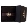 Persisches Lederarmband für Männer und Frauen - Faravahar-Symbol