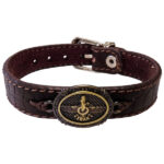 Persisches Lederarmband für Männer und Frauen – Faravahar-Symbol