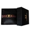 Persisches Lederarmband für Männer und Frauen - Mordad-Symbol