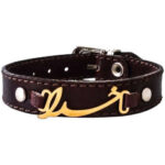 Persisches Lederarmband für Männer und Frauen – Gott