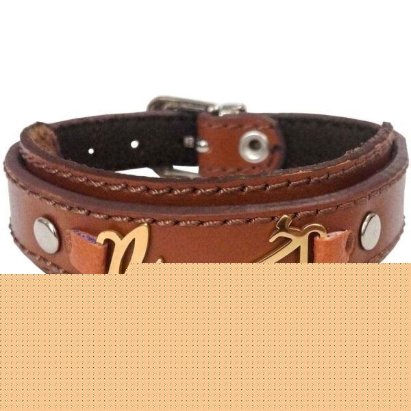 Persisches Lederarmband für Männer und Frauen - Gottes Name