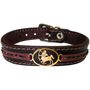 Persisches Lederarmband für Männer und Frauen – Azar-Symbol