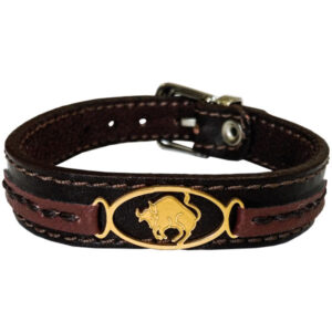 Persisches Lederarmband für Männer und Frauen – Ordibehesht-Symbol
