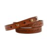 Persisches Lederarmband für Männer und Frauen - Braun Dariush