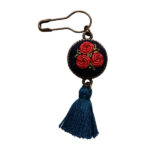 Gestickte Brosche – Blumenmodell SJ