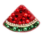 Watermelon Brooch Pin for Yalda – Festive and Fun
