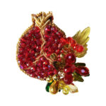 Granatapfel-Broschen-Nadel – Symbolisch und Elegant
