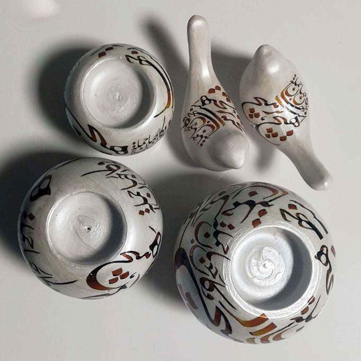 Persische Töpfer Teelicht Halter Modell Kalligraphie