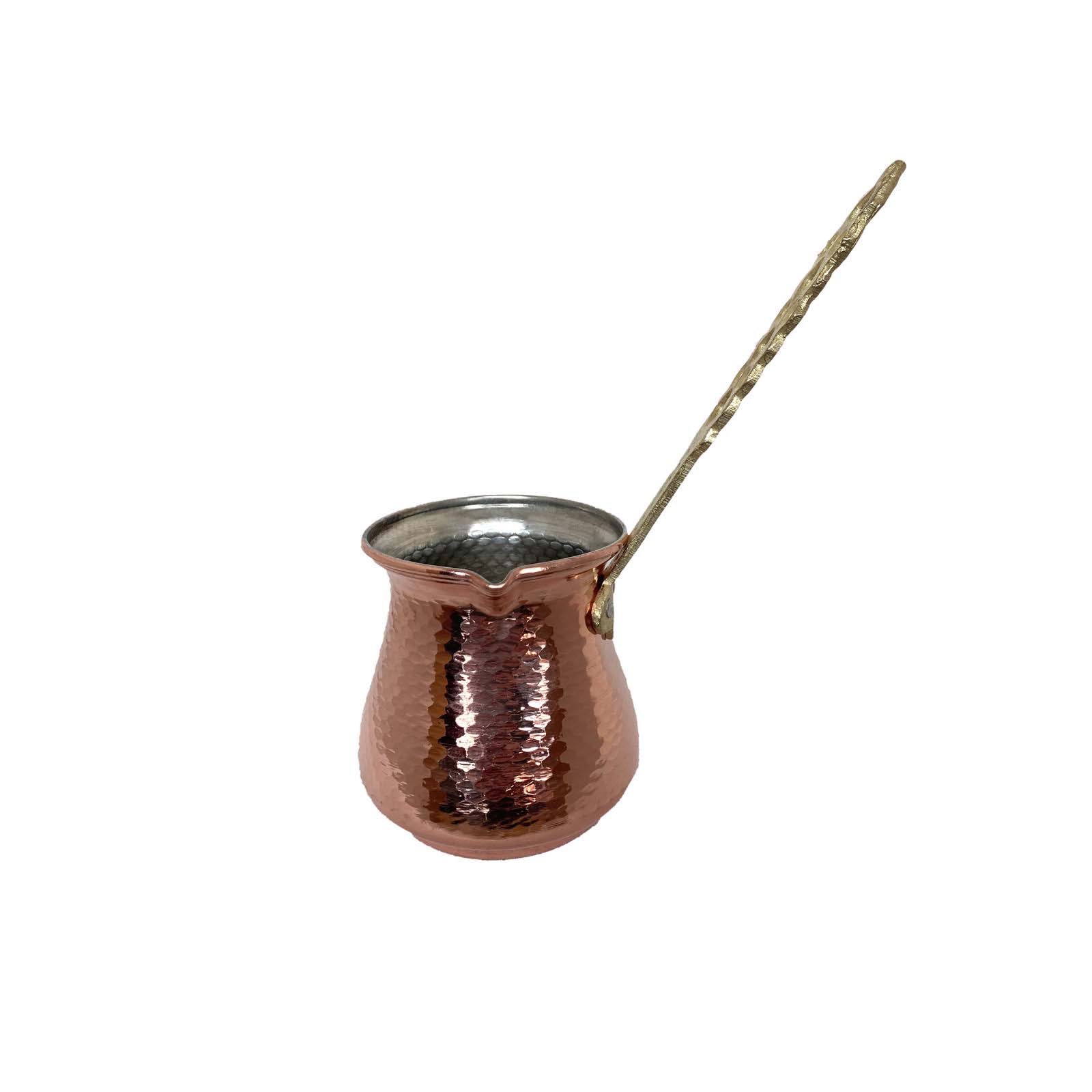 Türkische Kaffeekanne – Traditionell gehämmerter Kupfer-Cezve / Ibrik, S2
