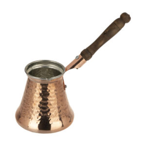 Türkische Kaffeekanne – Traditionell gehämmerter Kupfer-Cezve / Ibrik