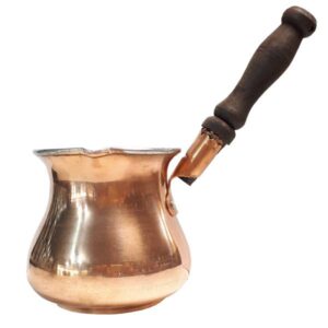 Türkische Kaffeekanne – Traditionell gehämmerter Kupfer-Cezve / Ibrik, Soroush