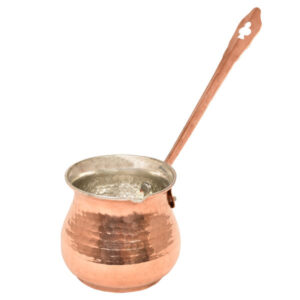 Türkische Kaffeekanne – Traditionell gehämmerter Kupfer-Cezve / Ibrik, B3