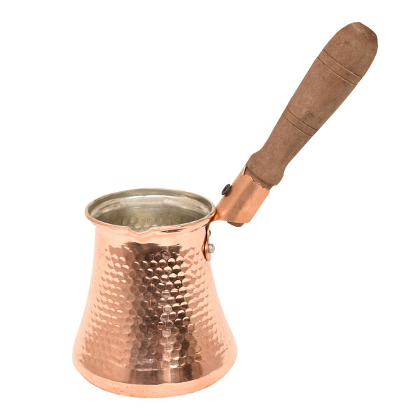 Türkische Kaffeekanne - Traditionell gehämmerter Kupfer-Cezve / Ibrik, A22