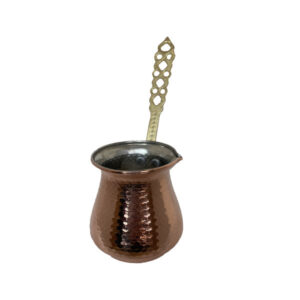 Türkische Kaffeekanne – Traditionell gehämmerter Kupfer-Cezve / Ibrik, S2