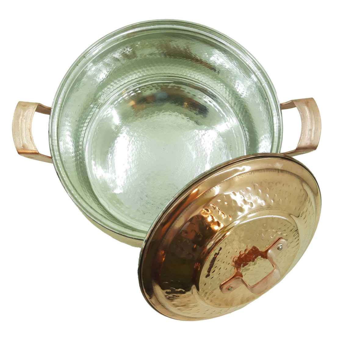 Persischer Kupfertopf – Traditioneller gehämmerter Kochstil Sh05