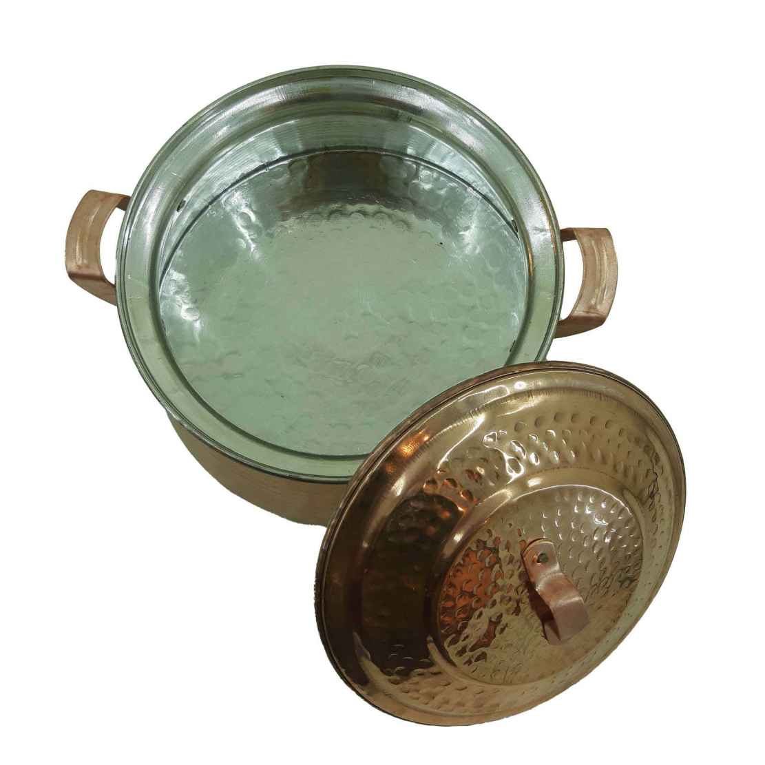 Persischer Kupfertopf – Traditioneller gehämmerter Kochstil 01