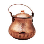 Persian Kupfer-Dizi-Topf mit Deckel zum Kochen von Abgoosht - D18