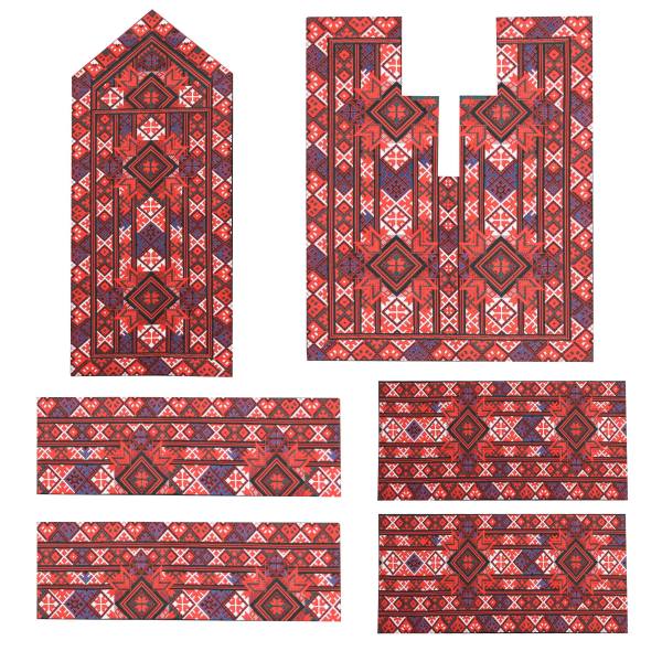 Handgefertigtes Balochi besticktes Kleidungsstück - PK