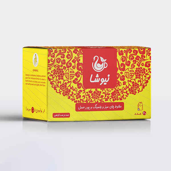 Newsha Grüner Tee mit Ginseng- und Honiggeschmack – 70 g (10x)