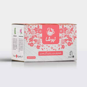 Newsha Grüner Tee mit Rosmarin- und Damaszener-Rosen-Geschmack – 70 g (10x)