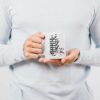 Persische Keramik Kaffeetasse - 2er Set Modell Molana Kalligraphie Gedicht