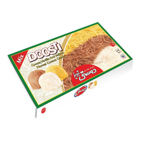 Pashmak – Persische Zuckerwatte mit gemischten Geschmacksrichtungen (2x)