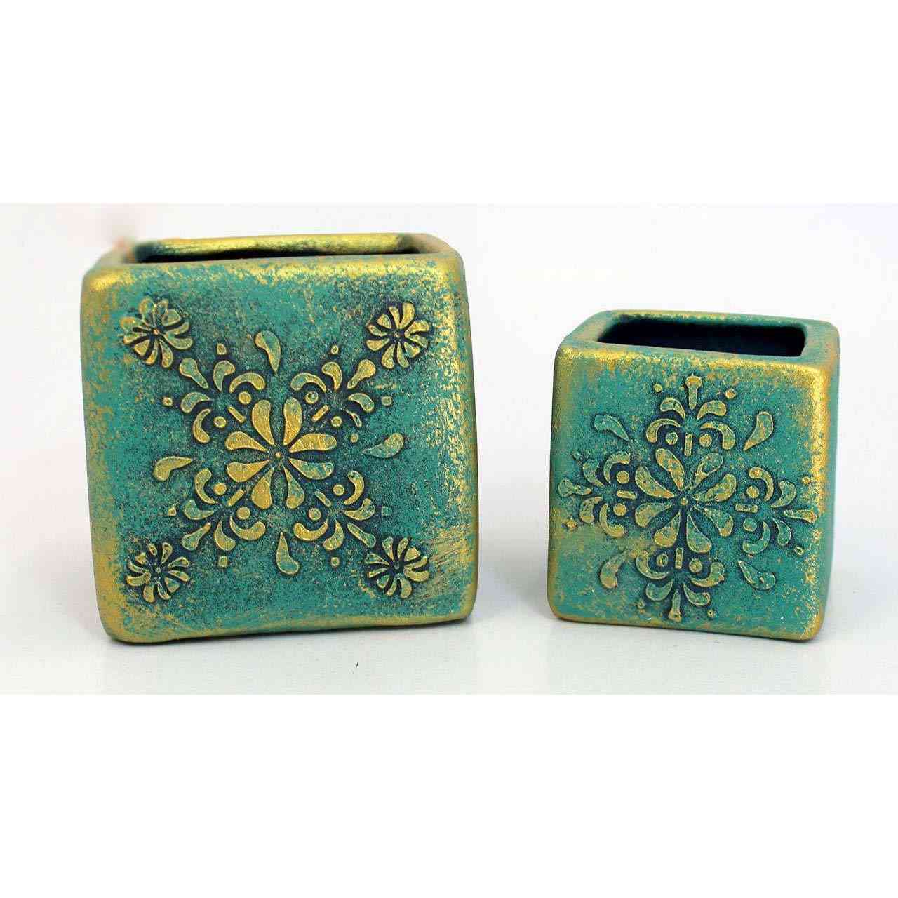 Handgefertigter persischer Keramik-Stifthalter für den Schreibtisch – Modell Eleganz Negar