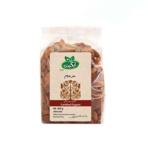 100% Bio und UnGeschälte Mandeln – 500 g Packung
