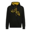 Persischer schwarzer Hoodie Modell Zakhme Eshagh