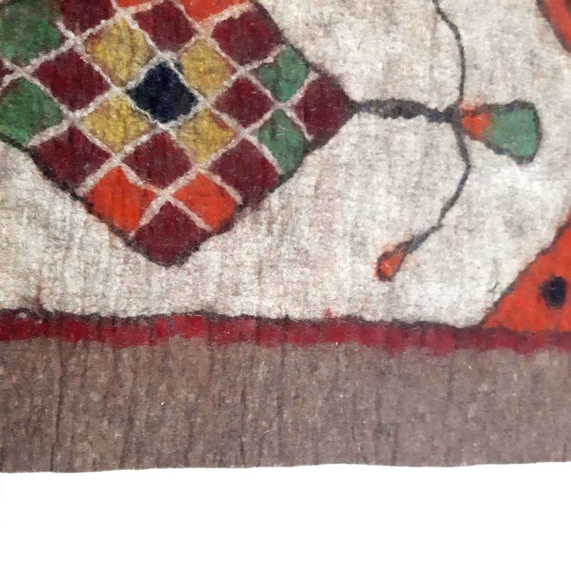 Persischer Wollfilzteppich 100% natürlich und handgefertigt Teb306