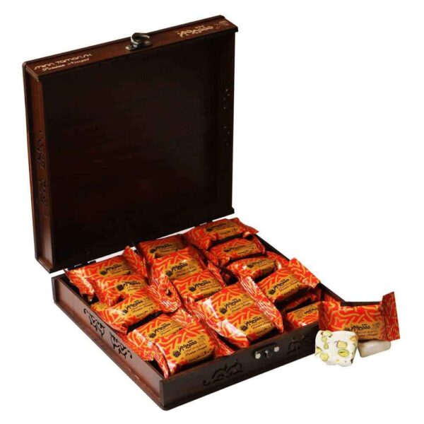 Persischer Pistazien Gaz - Traditionelles Rosenwasser-Nougat