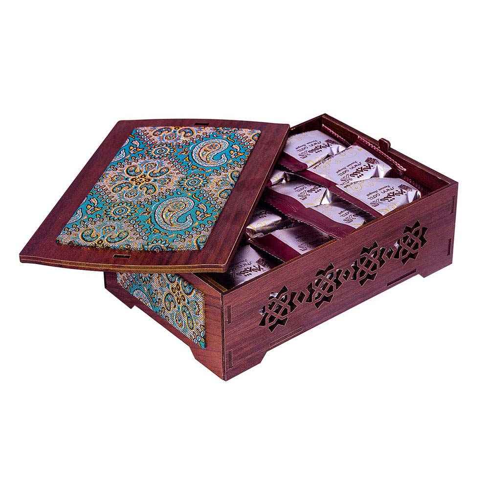 Persischer Gaz mit Pistazien und Mandeln - Traditionelles Rosenwasser-Nougat