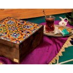Traditionelles persisches Gaz mit Pistazien und Rosenwasser-Nougat