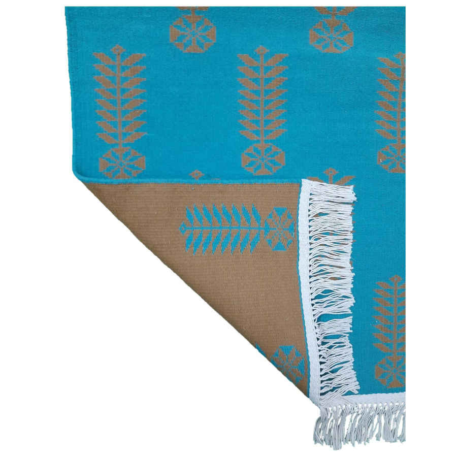 Persischer handgewebter Zilou-Bodenbelag Teppich Grün