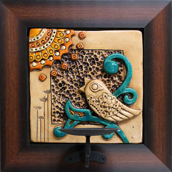 Dekorative persische Keramik Kunst Modell Vogel