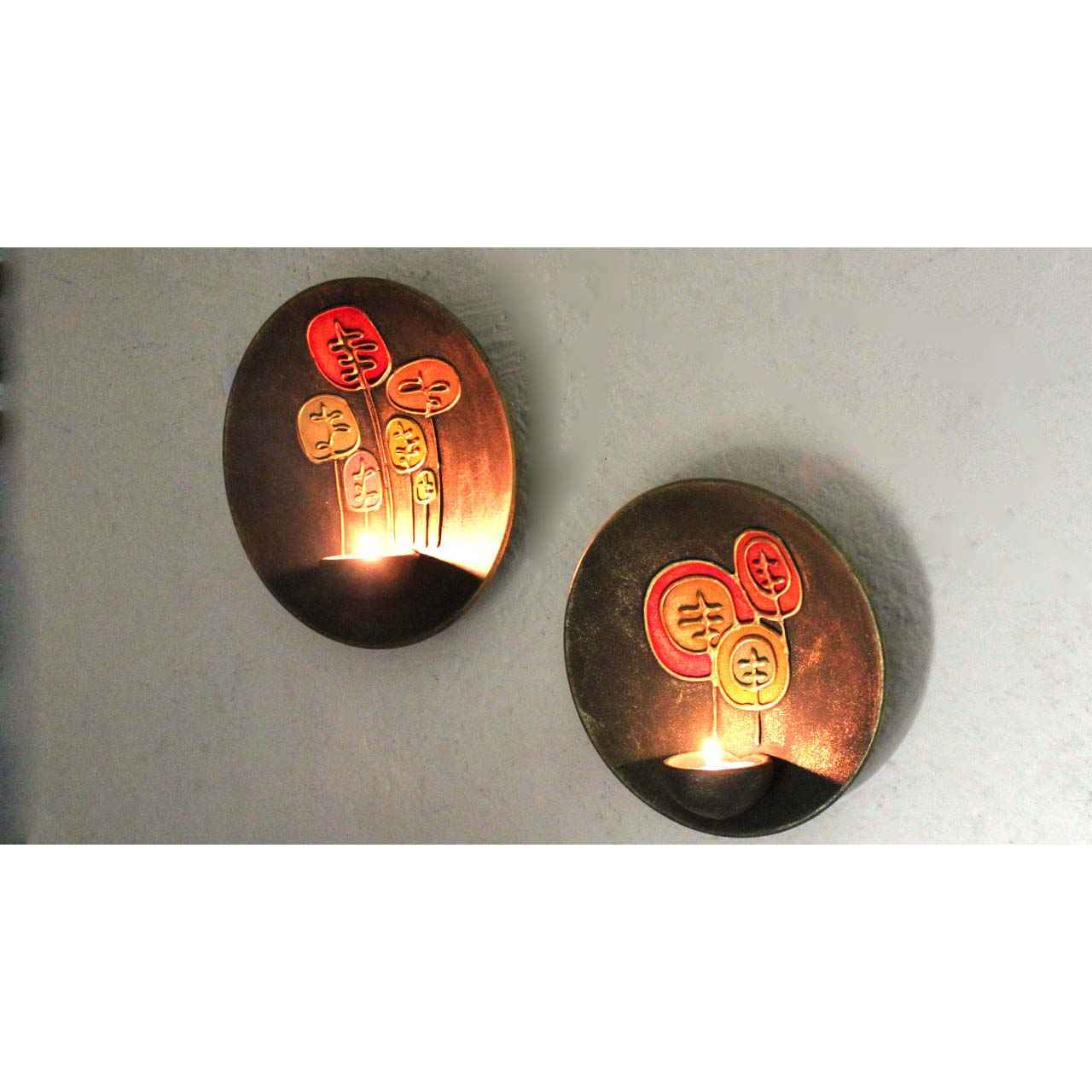 Handgefertigter dekorativer Keramik-Kerzenhalter Modell Balot