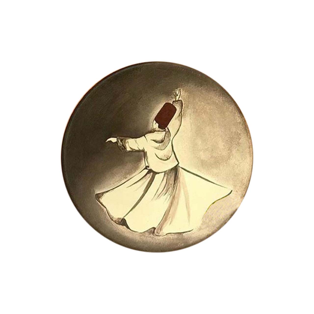 Handgemalter dekorativer Keramikteller Sama