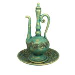 Dekorative Keramik-Akzent – Rosenwasser-Sprinkler & Platte