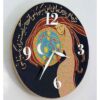 Handgefertigte persische Keramikwanduhr - Handbemalt Negar