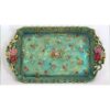Handbemaltes Resin-Serviertablett, Modell Bagh Firoze
