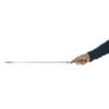 Set aus sechs flachen & gedrehten Spießen (60 cm) für Hähnchenkebab und Grillen