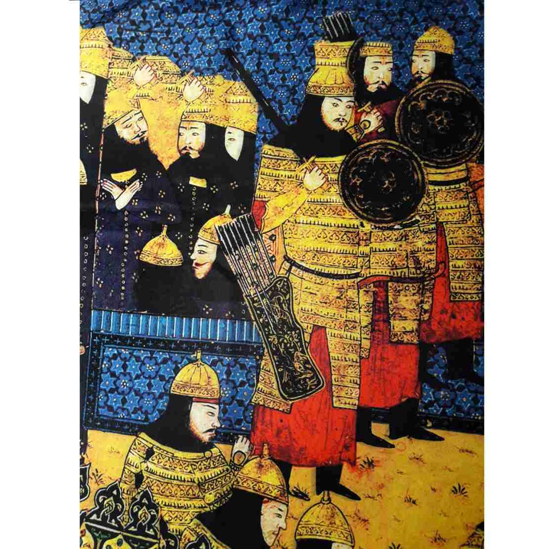 Persischer Bedruckter Schal für Frauen Künstlerisch Lashgariyan