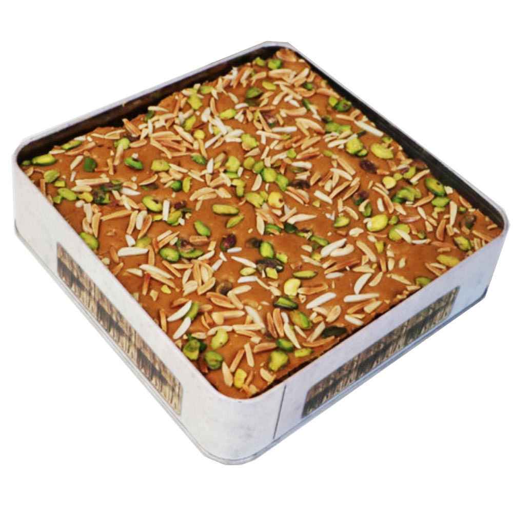 Persischer Sohan Asali Safran Krokant Süßwaren: Pistazien und Mandeln mit Zimt-Rosmarin