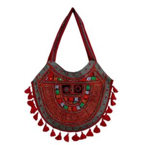Ethnische Tragetasche mit Baluchi-Stickerei Modell A545