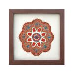 Persischer bestickter Wandteppich – Florale Balochi-Textilkunst