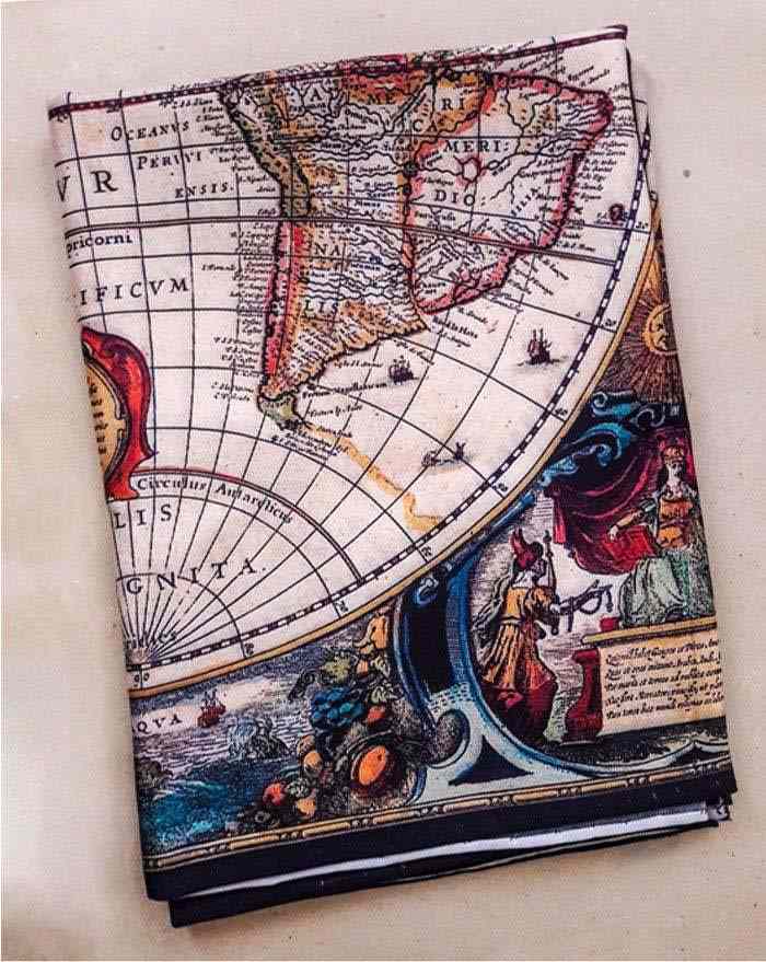 Persischer Bedruckter Schal für Frauen Künstlerisch Modell Erde