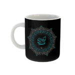 Persische Keramik Kaffeetasse – Molavi Kalligraphie Gedicht